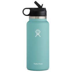 hydro flask 2.0 alpine 32oz wide mouth water bottle with straw lid