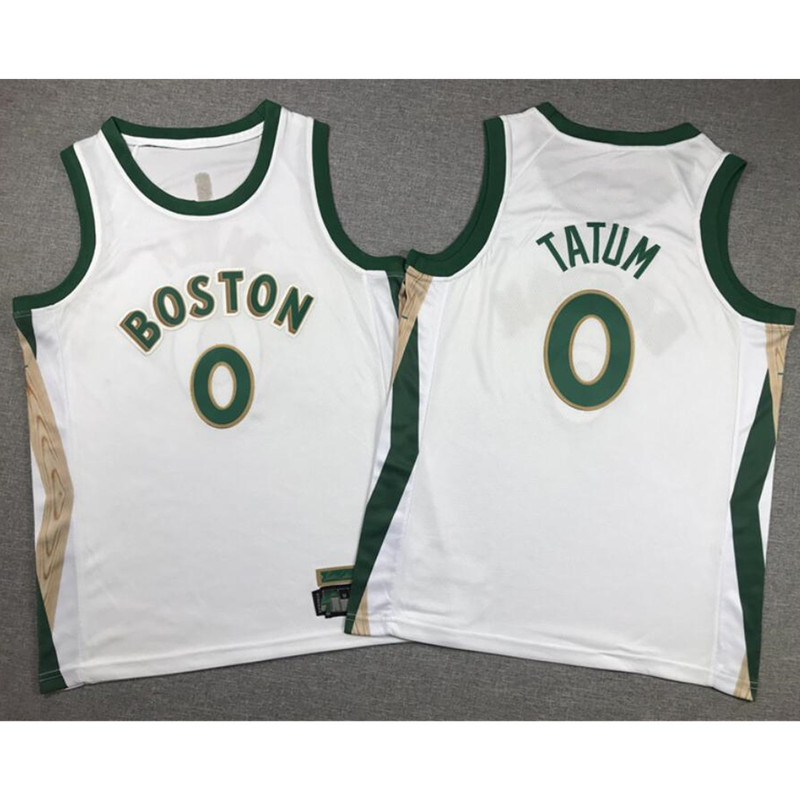 Youth Boston Celtics Jayson Tatum White 2023-24 City Edition Jersey_副本_副本.jpg
