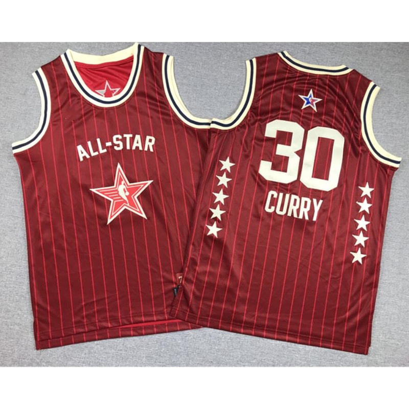Youth Stephen Curry 2024 ALL-STAR Red Jersey_副本.jpg