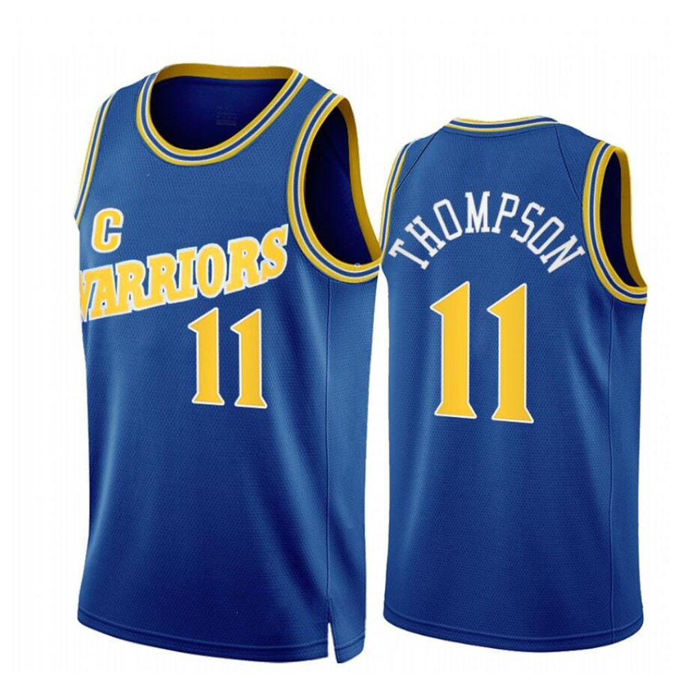 Golden State Warriors Klay Thompson Royal Classic Edition Jersey.jpg