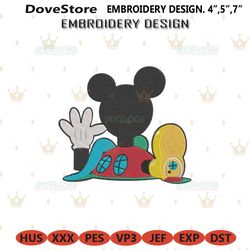 mickey mouse clubhouse embroidery design file, mickey mouse club embroidery design file