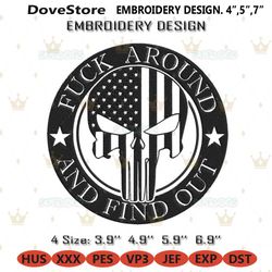 fuck around and find out embroidery