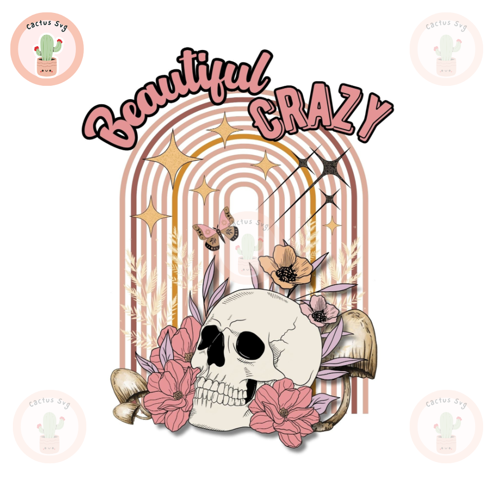 Beautiful Crazy PNG Sublimation Digital Design Download DTF Print.jpg