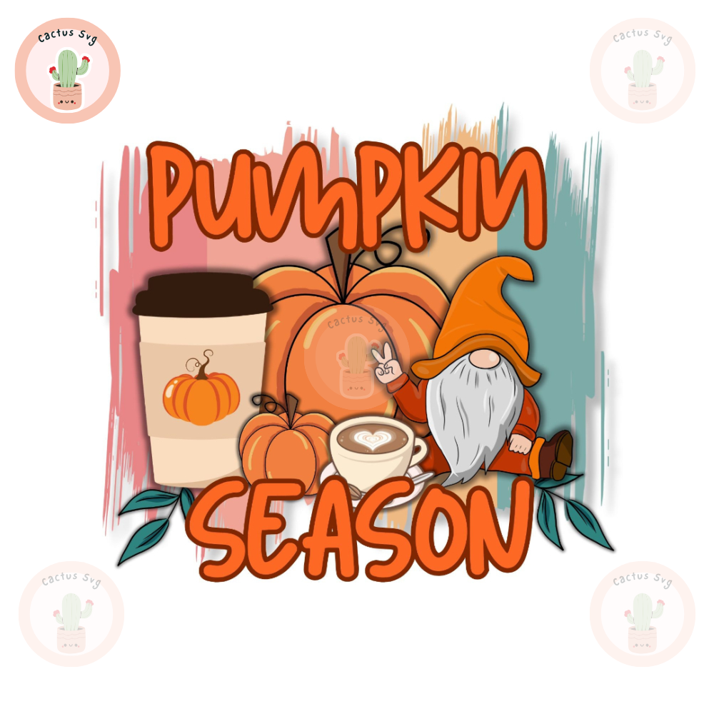 Pumpkin Season PNG Sublimation Digital Design Download DTF Print.jpg