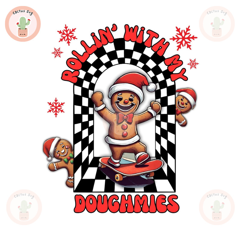 Rollin' With My Doughmies PNG Sublimation Digital Design Download DTF Print.jpg
