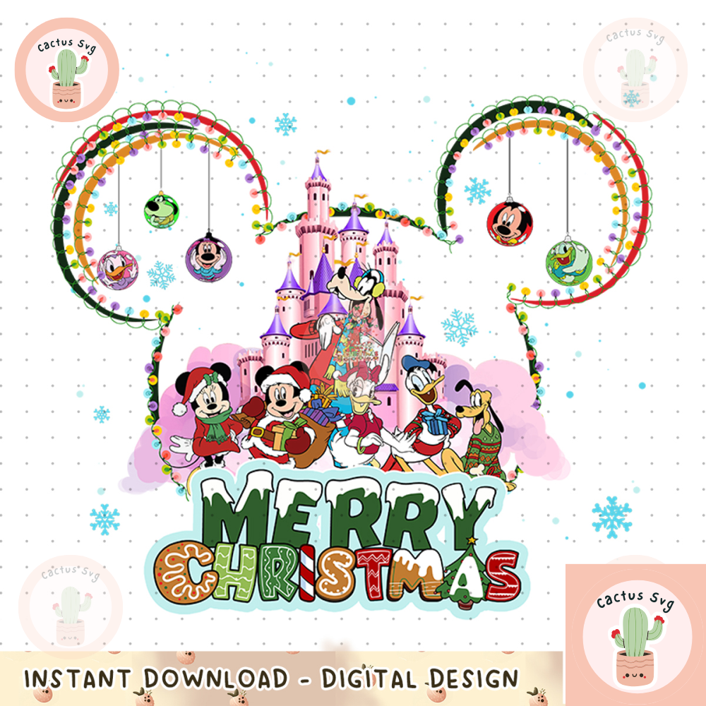 Christmas Mouse And Friends PNG , Merry Christmas Png, Christmas Mickey Png, Christmas Squad Png, Cartoon Movie Png, Chr 36.png