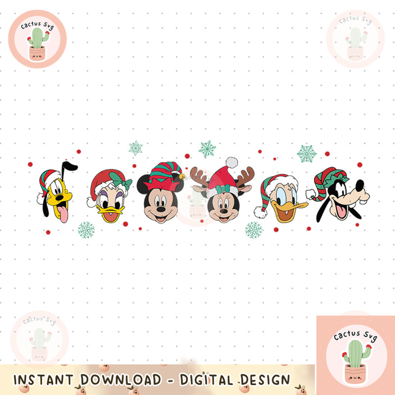 Christmas Mouse And Friends PNG , Merry Christmas Png, Mickey Png, Christmas Squad Png, Cartoon Movie Png, Christmas. di 21.png