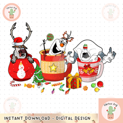 christmas png, retro png, grinch christmas, disney, santa clause, retro christmas 23 file