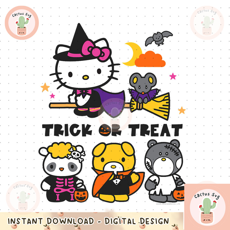 Hello Kitty and Friends Halloween Tee Shirt copy.jpg
