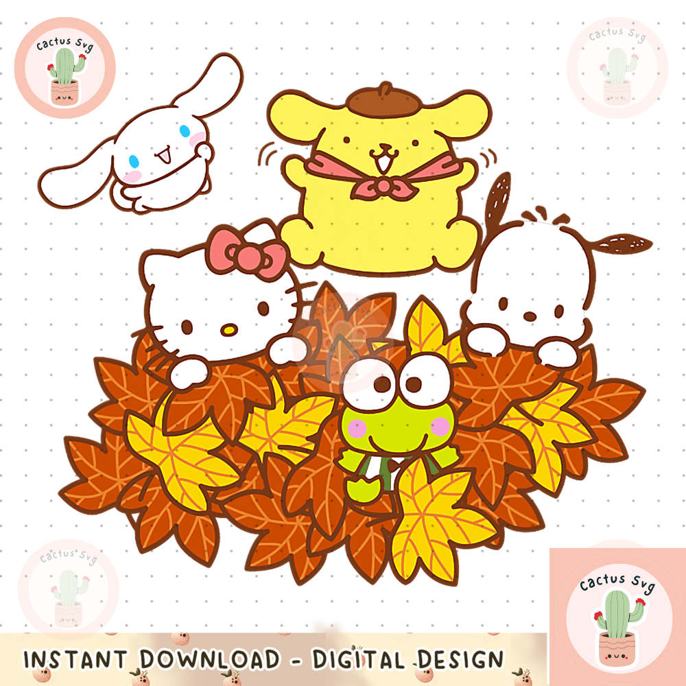 Hello Kitty and Friends Pile of Autumn Leaves PNG Download.pngHello Kitty and Friends Pile of Autumn Leaves PNG Download.png