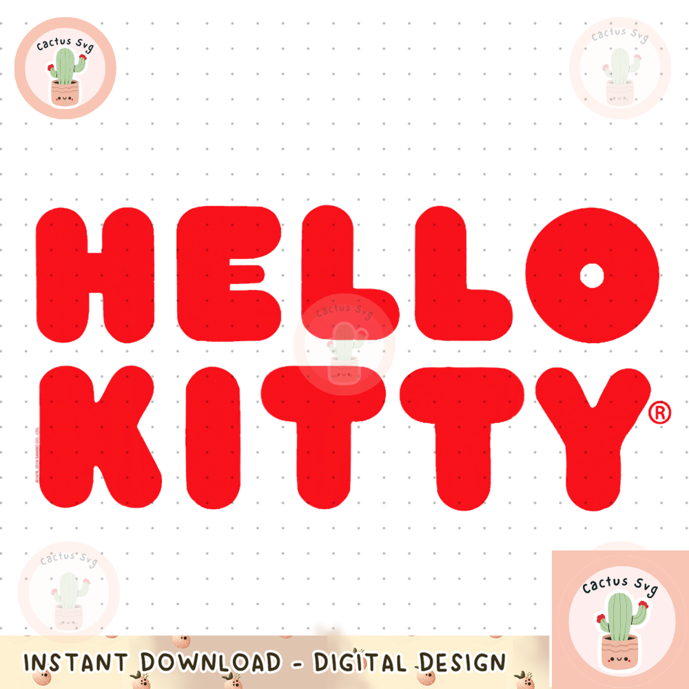Hello Kitty Classic Logo Tee Shirt copy.jpg