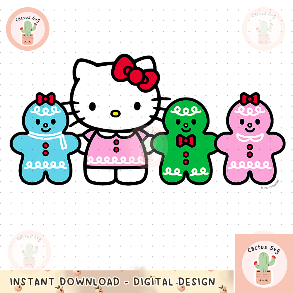 Hello Kitty Gingerbread Friends Holiday Tee Shirt copy.jpg
