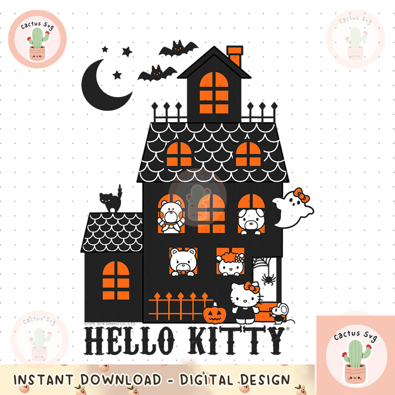 Hello Kitty Haunted House Tee Shirt copy.jpg