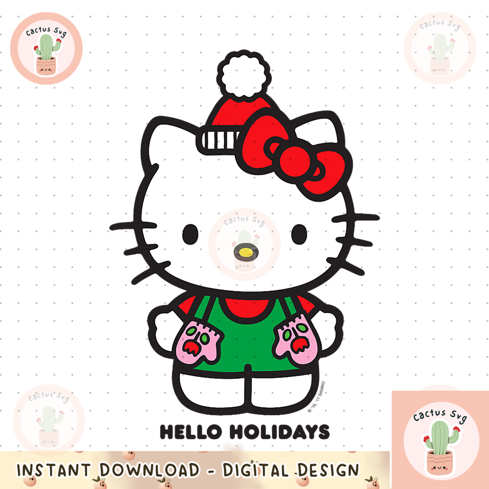 Hello Kitty Hello Holidays Christmas Tee Shirt copy.jpg