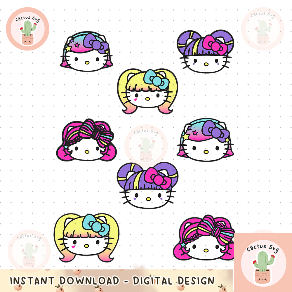 Hello Kitty Kawaii Multi Hair Do Tee Shirt.pngHello Kitty Kawaii Multi Hair Do Tee Shirt copy.png