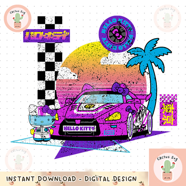 Hello Kitty Kawaii Tokyo Racer PNG DownloadHello Kitty Kawai | Inspire ...
