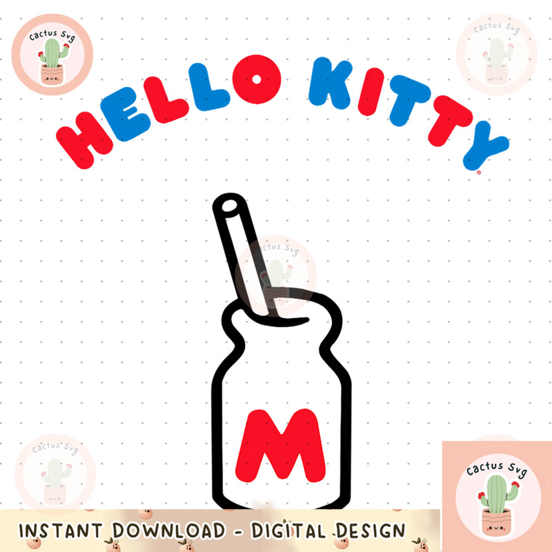 Hello Kitty Retro Milk Bottle Tee Shirt.jpg
