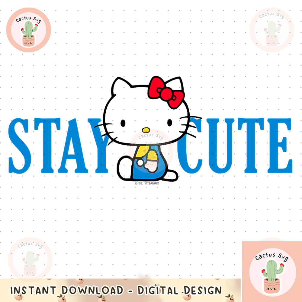 Hello Kitty Retro Stay Cute Shirt.jpg