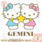 Hello Kitty Zodiac Gemini png, digital download, instant.png