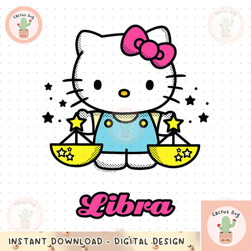 Hello Kitty Zodiac Libra Tee Shirt.jpg