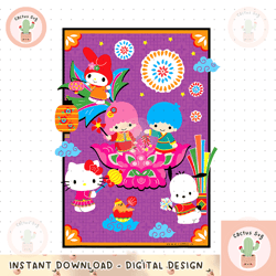 hello kitty friends lunar new year festival png downloadhello kitty friends lunar new year festival png download