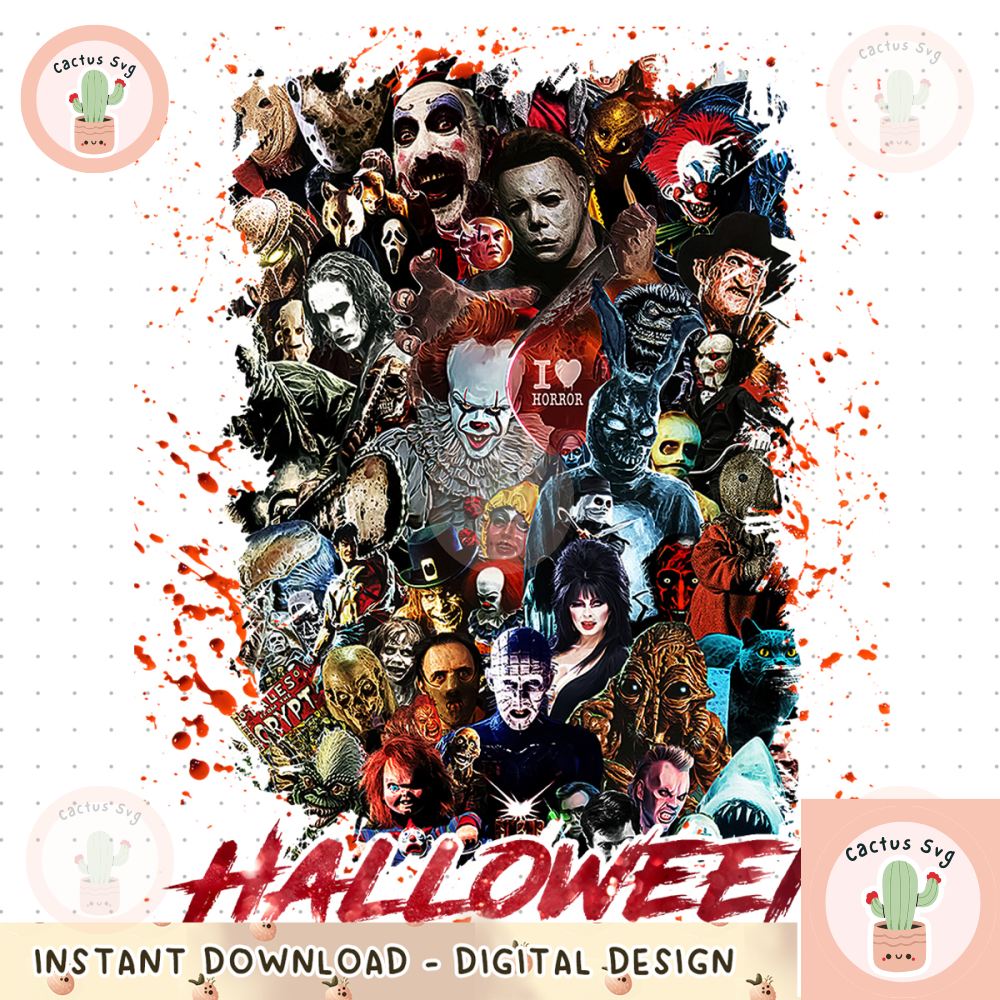 Horror Characters PNG, Horror Friends Png, Horror Halloween, Halloween Png, Friends Character Horror, Horror Movie Png 4 8.jpg