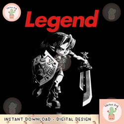 legend of zelda legend link streetwear graphic png, digital download, instant png, digital download, instant