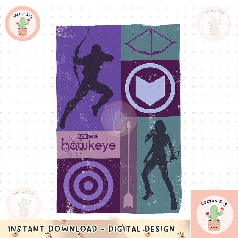 Marvel Hawkeye Kate _ Clint Silhouette Poster png, digital download, instant.pngMarvel Hawkeye Kate _ Clint Silhouette P.png