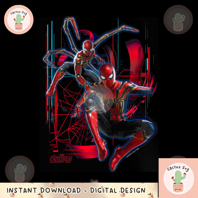 Marvel Infinity War Spider-Man Suit Tech Graphic png, digital download, instant png, digital download, instant.png