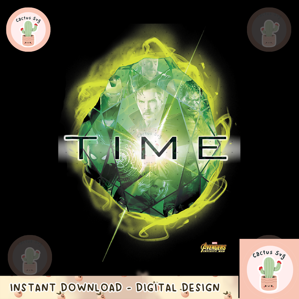 Marvel Infinity War The Green Time Stone Graphic png, digital download, instant png, digital download, instant.png