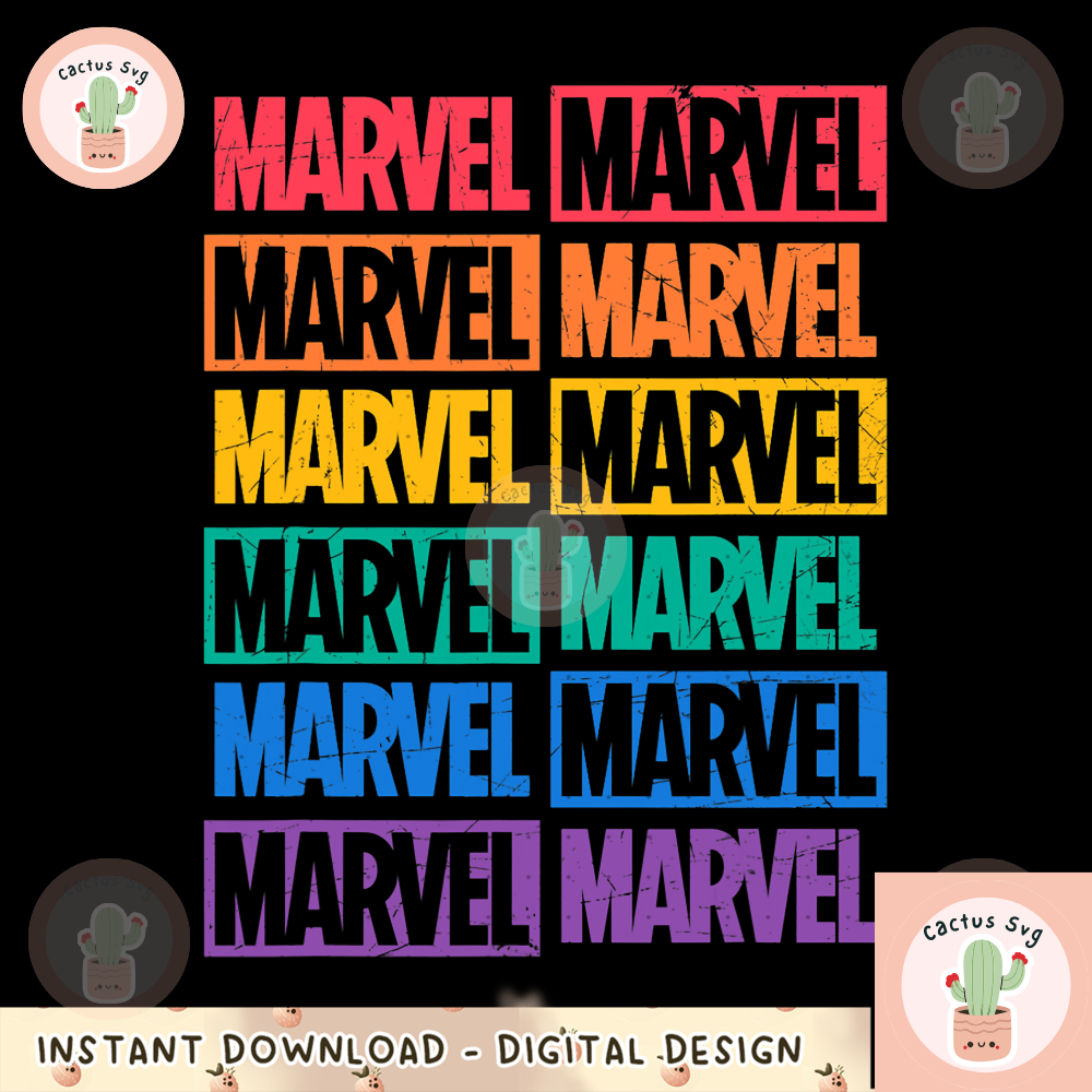 Marvel Logo Print Pride png, digital download, instant 1.png