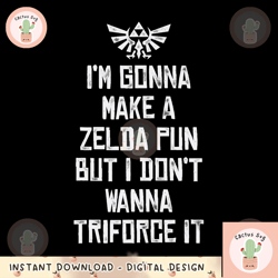 nintendo zelda funny triforce it pun graphic png, digital download, instant png, digital download, instant
