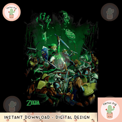 nintendo zelda ganondorf s final battle graphic png, digital download, instant png, digital download, instant