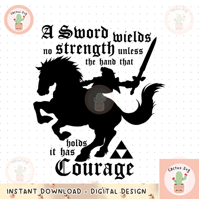 Nintendo Zelda Link Epona Master Sword Dash Graphic png, digital download, instant png, digital download, instant.png