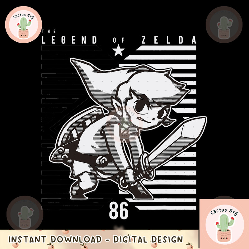 Nintendo Zelda The Legend Diamond _ Stripes Graphic png, digital download, instant png, digital download, instant.png