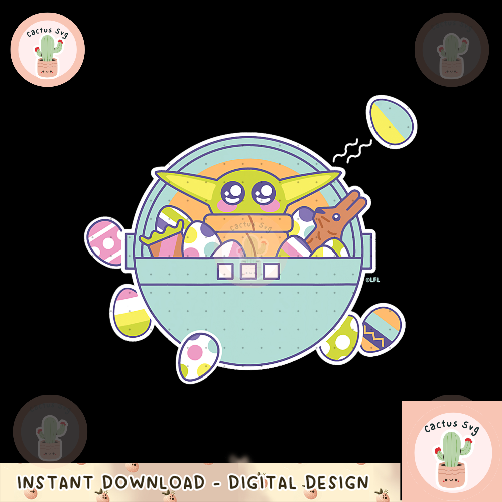 Star Wars The Mandalorian Grogu Easter Egg-Citement png, digital download, instant.png