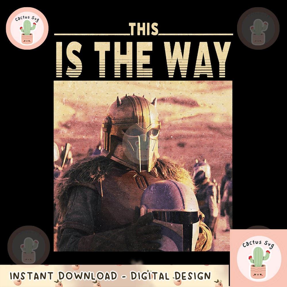 Star Wars The Mandalorian The Armorer This Is The Way Logo png, digital download, instant.png