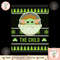 Star Wars The Mandalorian The Child Christmas Sweater Style png, digital download, instant.png