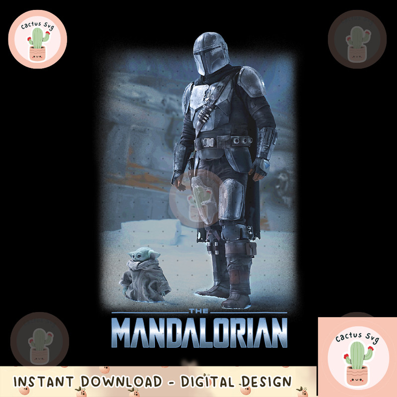 Star Wars The Mandalorian _ The Child Icy Portrait R12 png, digital download, instant.png