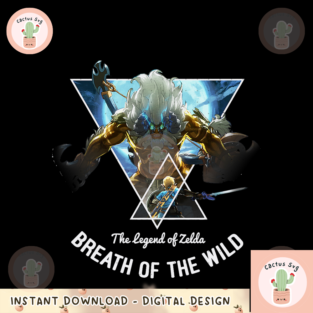 The Legend Of Zelda Breath Of The Wild Triangle Portrait png, digital download, instant.png