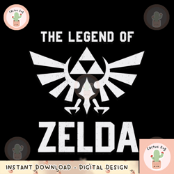 the legend of zelda hyrule crest png, digital download, instant