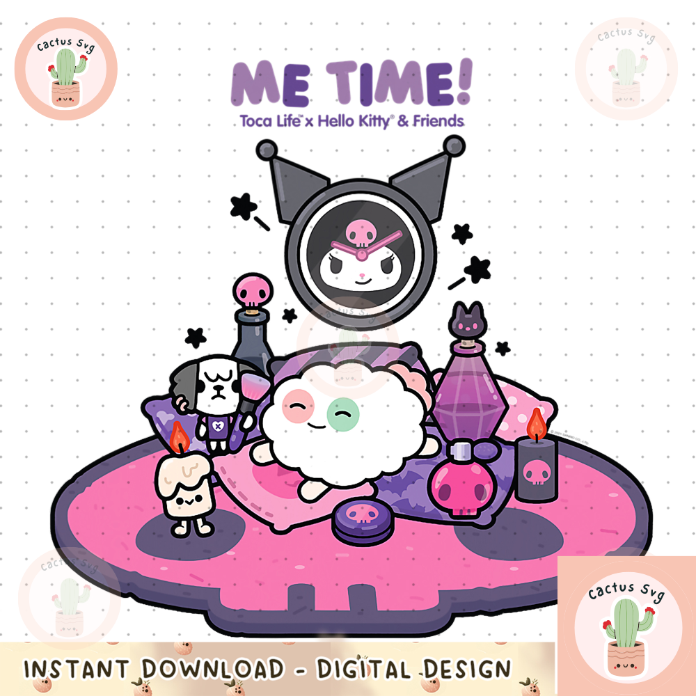 Toca Life x Hello Kitty _ Friends ME TIME! png, digital download, instant.png