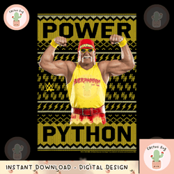 wwe christmas ugly sweater hulk hogan png, digital download, instant