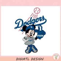 cute minnie mouse dodgers fan baseball ,trending, mothers day svg, fathers day svg, bluey svg, mom svg, dady svg.jpg
