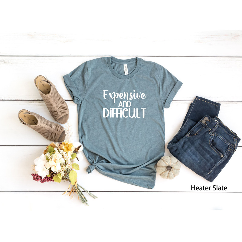 Expensive And Difficult Shirt, Funny Shirt, Sarcastic Shirt, Mothers Day Gift, Mom Life Shirt, Wife Shirt, Womens Shirt, Funny Mom Shirt.jpg