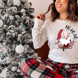 ho ho ho santa shirt, christmas shirt, funny santa shirt, holiday apparel, christmas gift, cute santa tee, merry christm