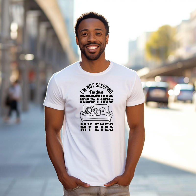 Just Resting My Eyes Shirt, I'm Not Sleeping T-Shirt, Dad Shirt, Grandpa, Christmas & Father's Day Gift, Father Shirt, Funny Grandpa Shirt.jpg
