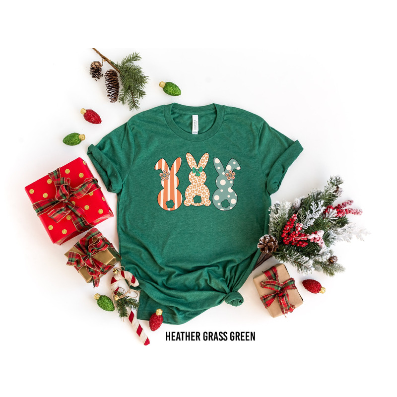 Leopard Bunny Shirt, Easter Shirt, Leopard Easter Bunny Shirt For Woman, Easter Matching Shirt, Kids Easter Tees, Cute Easter, Happy Easter.jpg