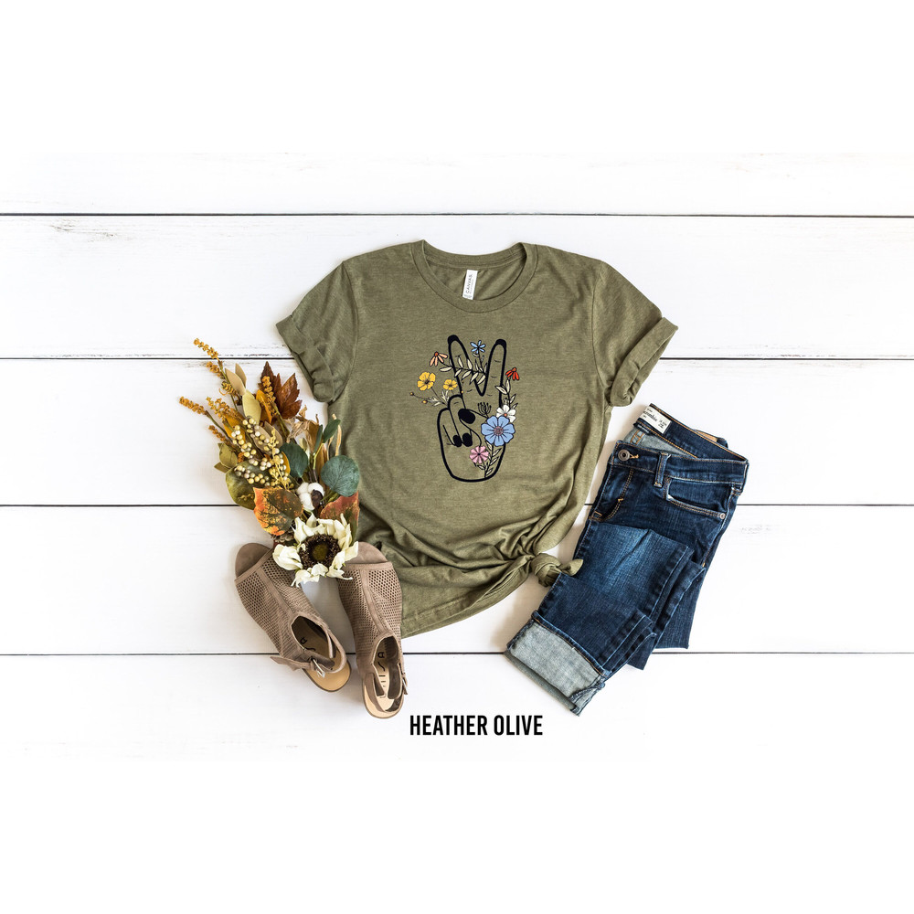Peace Shirt, Peace Sign T-Shirt, Peace Hand Shirt, World Peace Shirt, Groovy Peace Shirt, Peace Symbol Shirt, We Want Peace Tee,Hippie Shirt.jpg