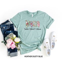 personalized nana shirt, nana with children names shirt, custom grandma t-shirt, mothers day shirt, custom nana t-shirt,